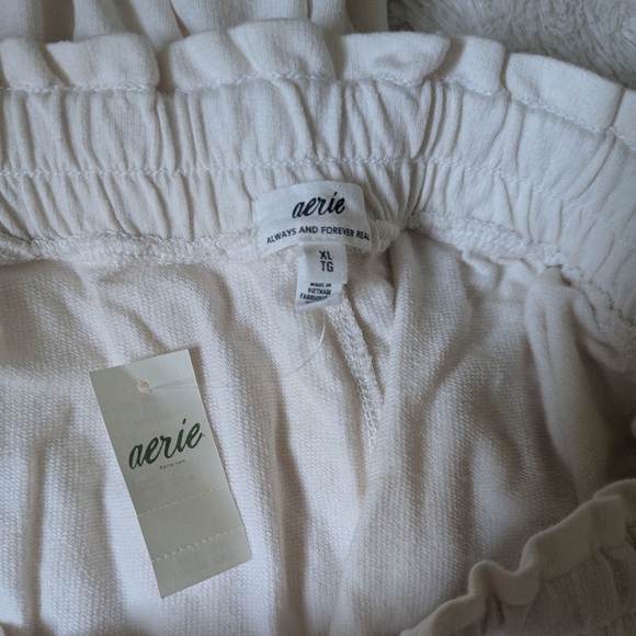 Aerie Baggy Barrel Leg Fleece Pant NWT - Picture 3 of 3